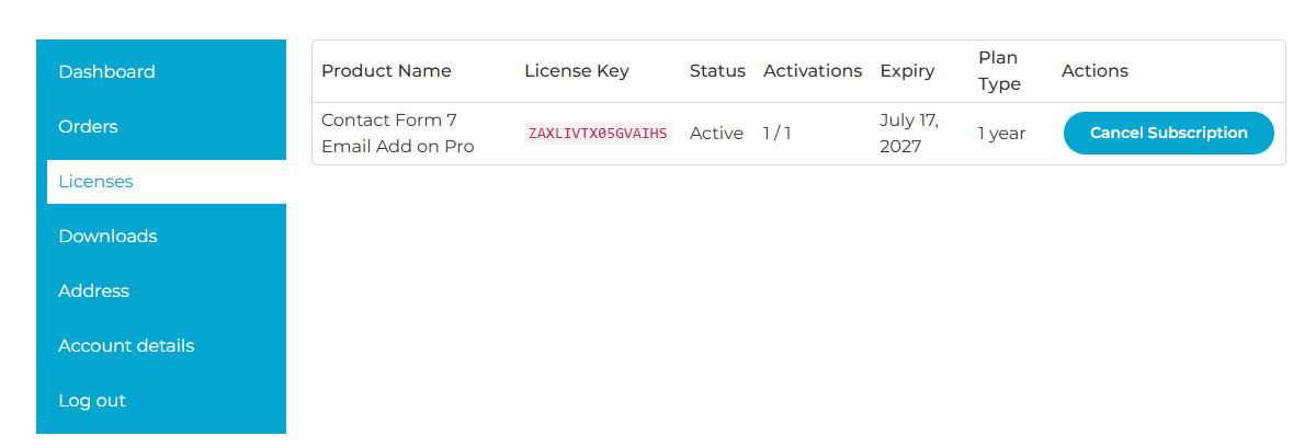cf7ea-license-account-screen
