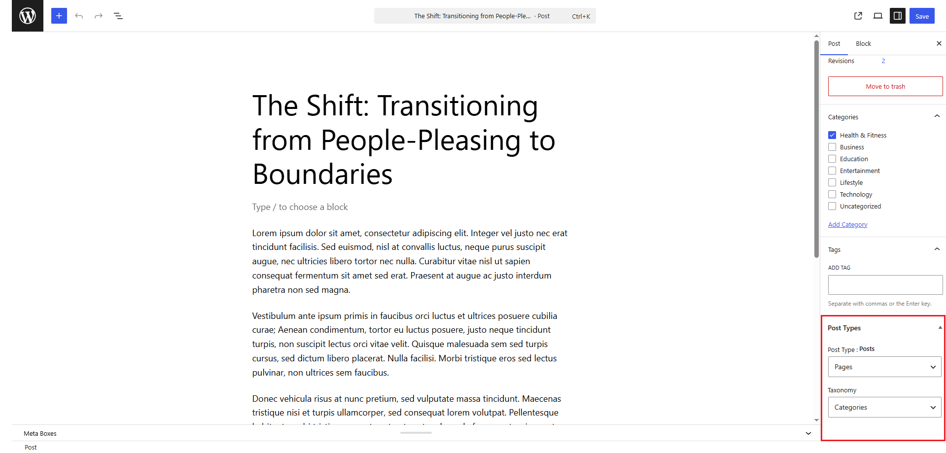 ptt-post-taxonomy-transfer